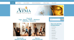Desktop Screenshot of cliniqueatma.com